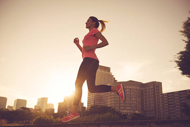 istock Sports woman resting after jogging 623111976