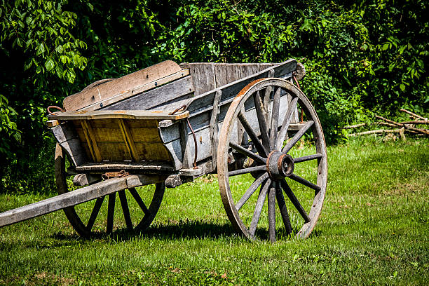 istock Old Colonial Wooden Cart 623112672