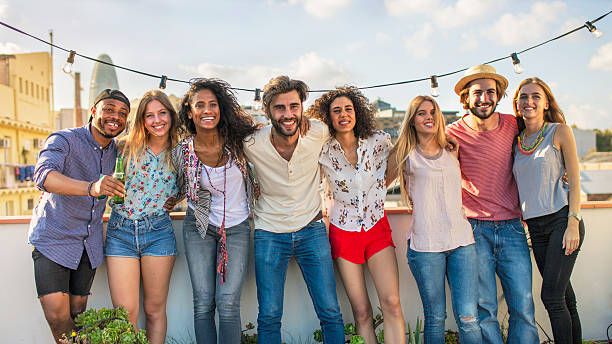 istock Group of friends having fun 623113188