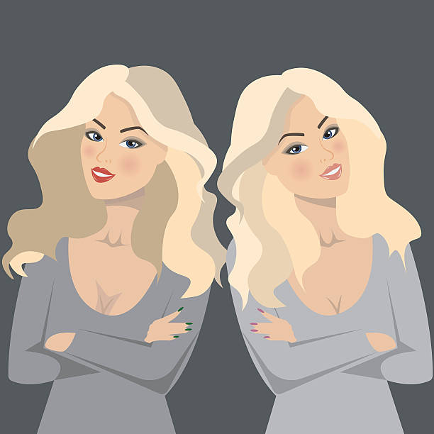 Two Beautiful Blonde Twins Stock Illustration - Download Image Now - Twin, Sister, Adult - iStock Two Beautiful Blonde Twins Stock Illustration - Download Image Now - Twin, Sister, Adult - iStock