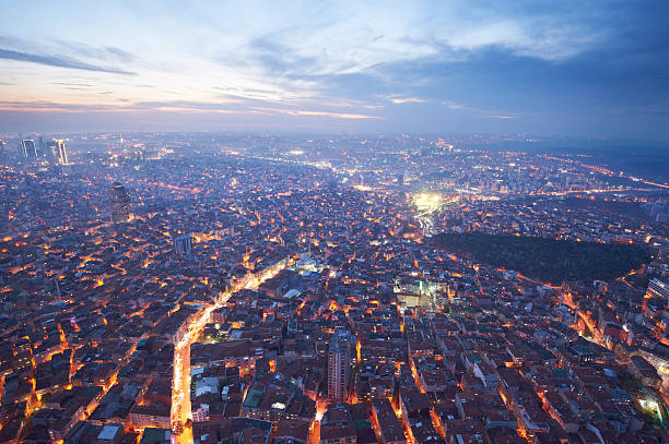 Aerial view of Istanbul.