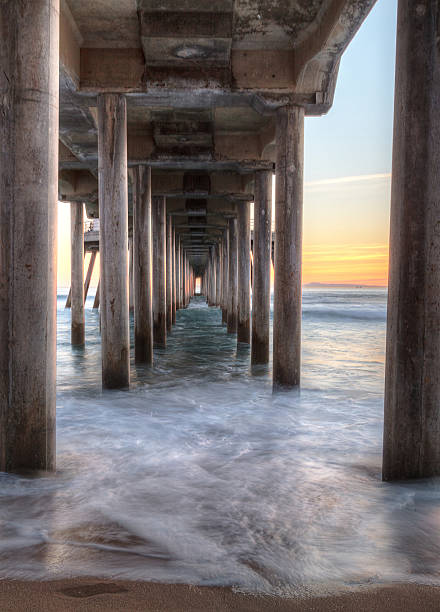 istock HDR Sunset behind the Huntington Beach pier 623120094