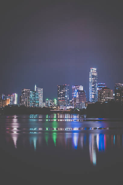 istock Austin Texas Downtown Skyscrapers Skyline Panorama Cityscape at Night 623120748