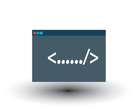Empty Coding Window Windows For Coding Stock Illustration - Download Image Now - Business ...