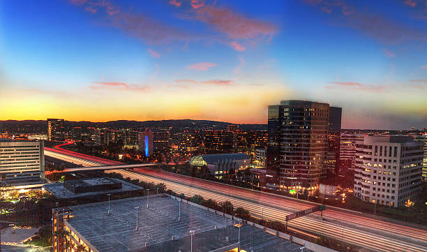 istock Sunrise over a highway in Irvine 623121650