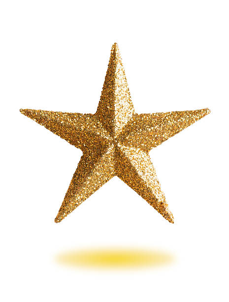 istock Gold star to decorate a Christmas tree. 623122948