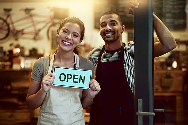 istock Our doors are open for your daily caffeine fix 623126970
