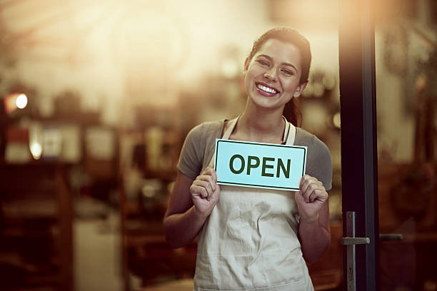 istock Make your store more eye catching with opening signage 623127122