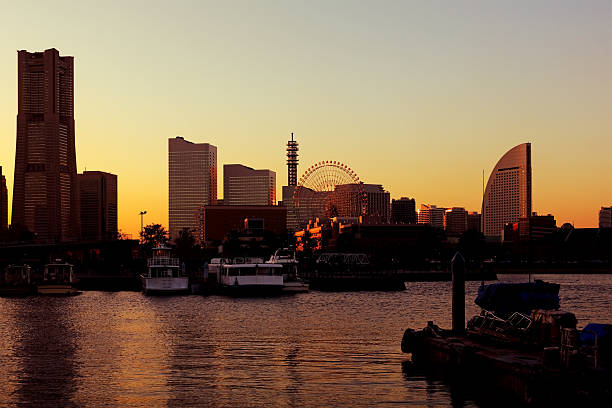 istock Minato Mirai evening landscape 623174022