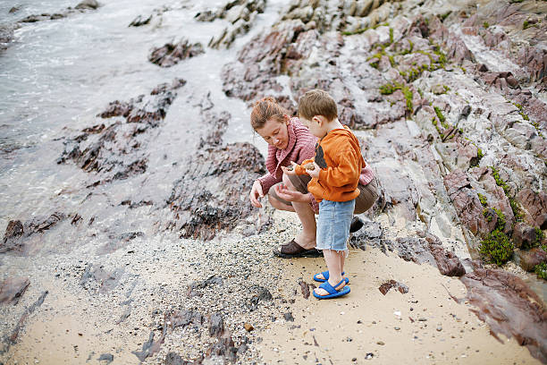 istock Mother and son at the Beach 623174572