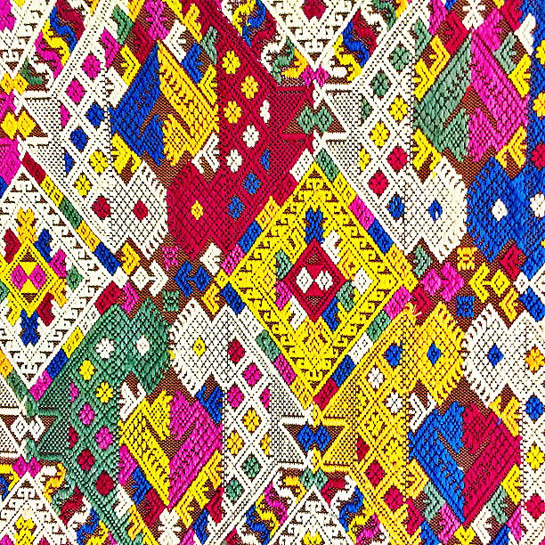 istock colorful thai silk handcraft peruvian style rug surface old vintage 623178420