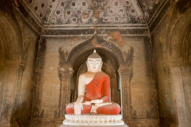 istock ASIA MYANMAR BAGAN TEMPLE PAGODA BUDDHA FIGURE 623180982