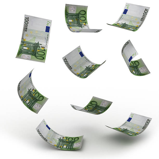 istock Falling euro money finance crisis concept 623182536