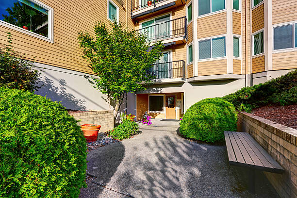 istock Apartment house exterior in Seattle. 623188872