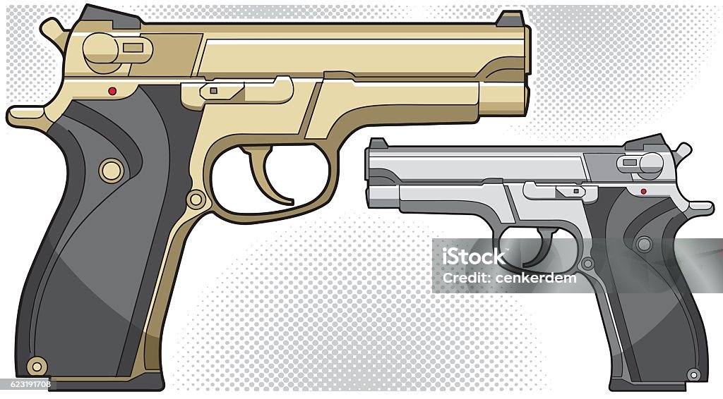 Vector Gun Animation Vector Gun Stock Illustration - Download Image Now - Handgun ...