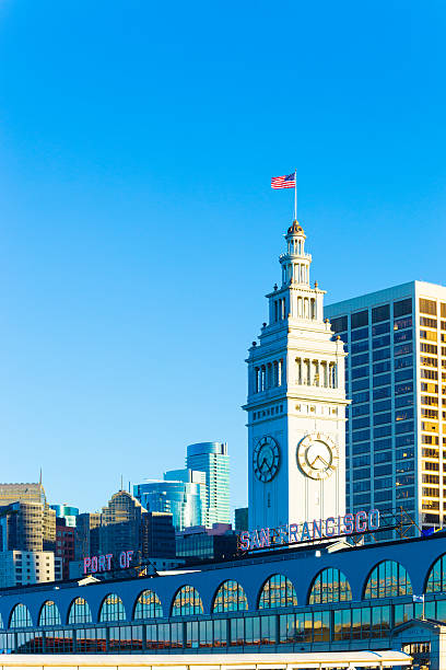 istock Port Of San Francisco Ferry Building Rear Clock V 623194232