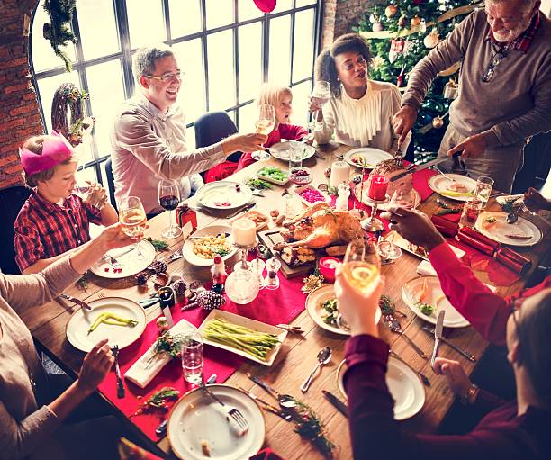 istock Family Together Christmas Celebration Concept 623201654