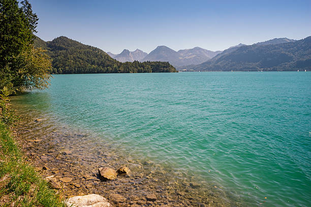 istock Wolfgangsee lake view, Austria 623203160