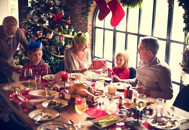 istock Family Together Christmas Celebration Concept 623205716