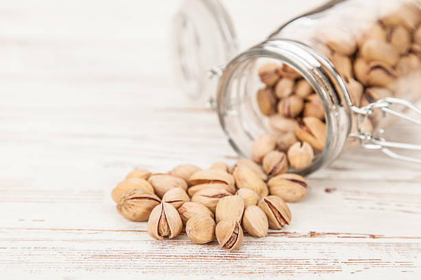 istock Pistachios closeup photo 623207456