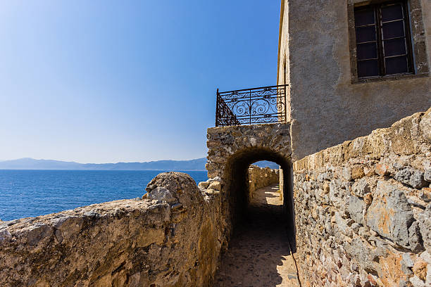 Monemvasia the medieval town in Peloponnese, Greece