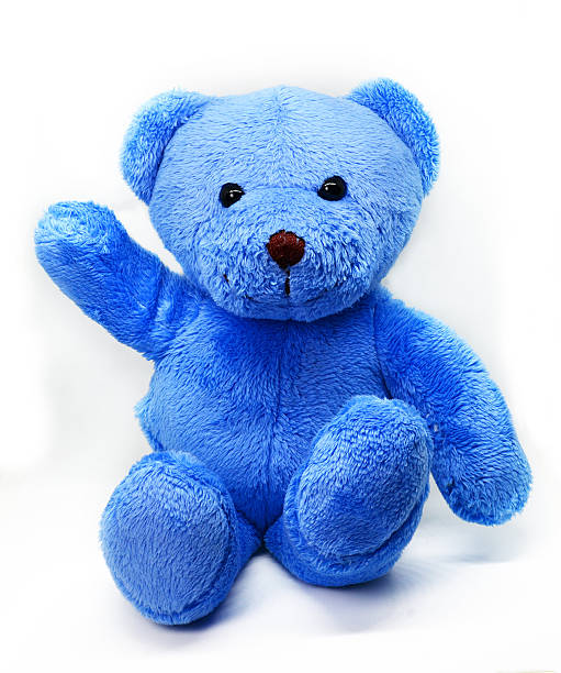 dark blue colour teddy bear