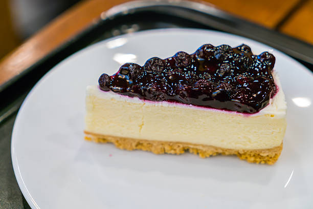 istock Slice of blueberry cheesecake 623211422
