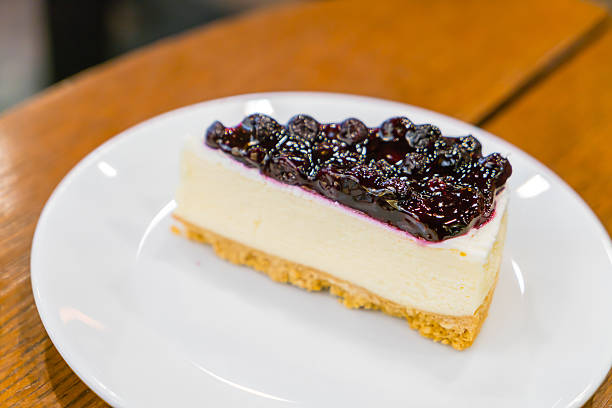 istock Slice of blueberry cheesecake 623212506