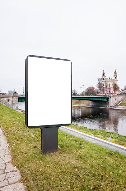 istock Mock up. Blank billboard outdoors, outdoor advertising, public information board 623214872