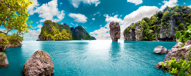 Scenery Thailand sea and island .Adventures and travel concept