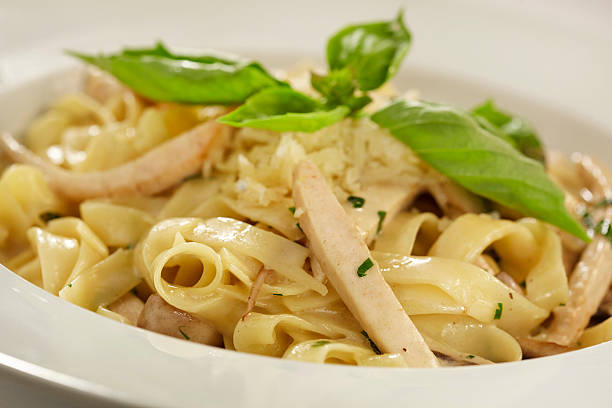 istock Egg noodles with chicken and oregano 623266242