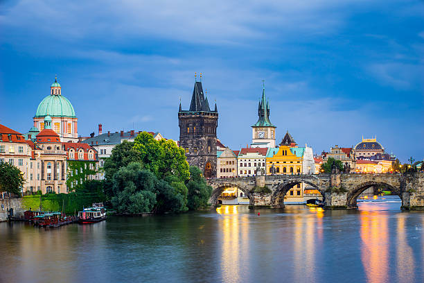 istock River Vltava at Dusk Prague Czech Republic 623268386
