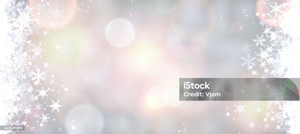 Winter banner with snowflakes. Winter banner with snowflakes. Vector illustration. Winter stock vector