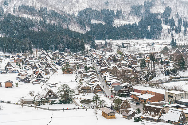 istock Winter in Shirakwago, Japan 623273210