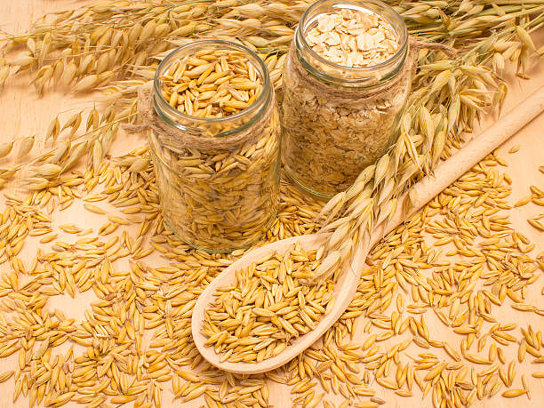istock grain oats and oatmeal on board 623274396