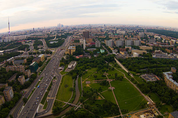 istock View of the city from a tall building 623275242