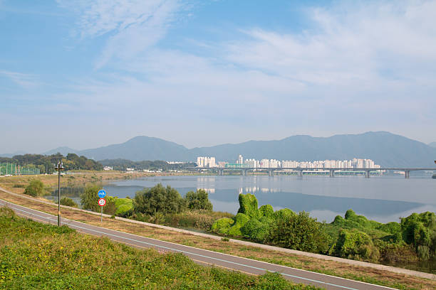 istock Landscape of Han river(Han Gang) in Seoul, Korea 623278536