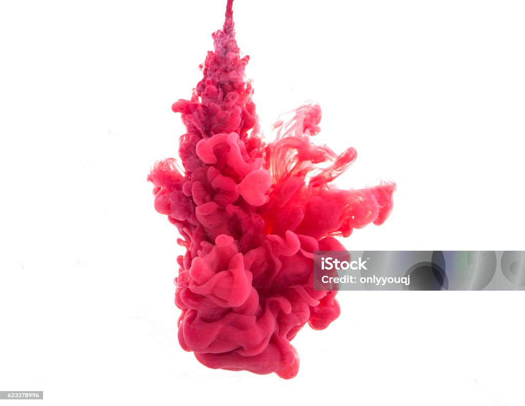 abstract formed by color dissolving in water Water Stock Photo