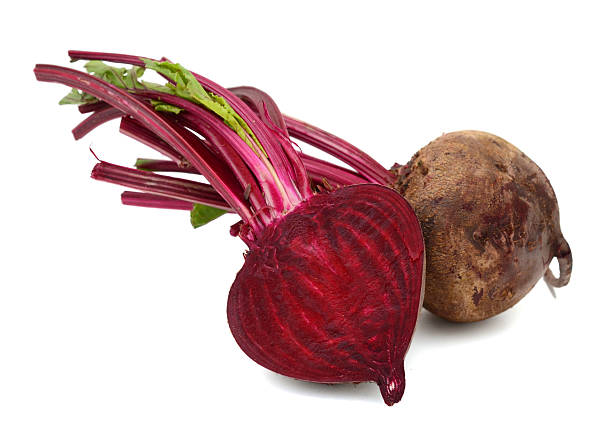 istock one and a half of beet on white background 623279842