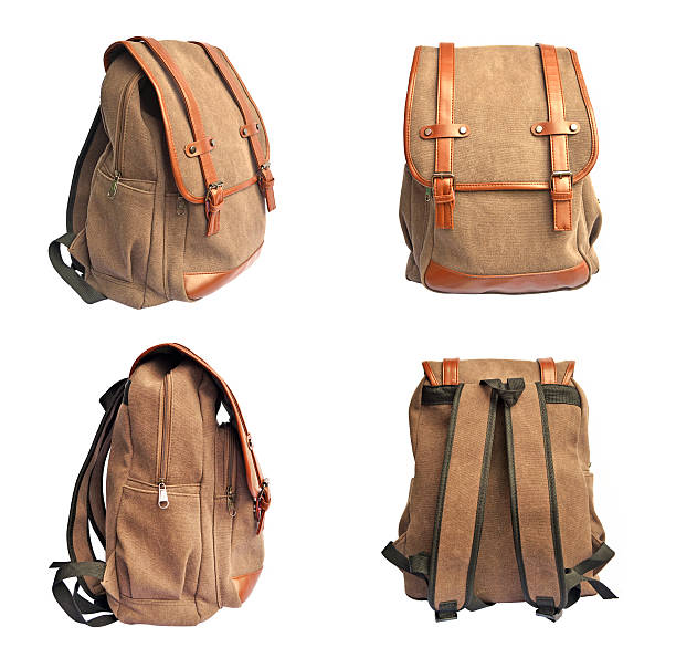 istock Set of brown bag on white background 623280010