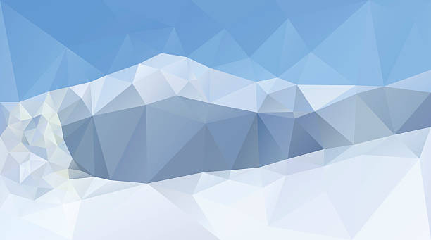 冬山頂と範囲ベクトルの背景 - glacier mountain ice european alps点のイラスト素材／クリップアート素材／マンガ素材／アイコン素材