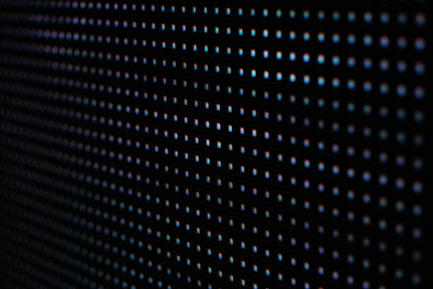 pantalla led de pantalla grande - led abstract the media textured effect fotografías e imágenes de stock