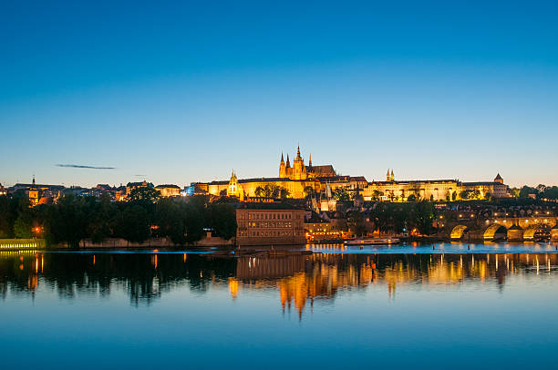 istock View on Vltava river and St.Vitus cathedral in Prague Castle 623285270