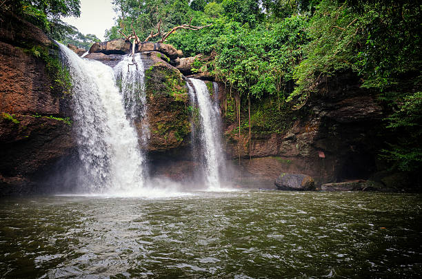 istock Heo Suwat waterfall in Khao Yai National Park Thailand 623289556