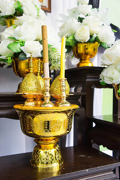 istock Incense altar worshiping, n saluting ritual worship or prayers i 623290408