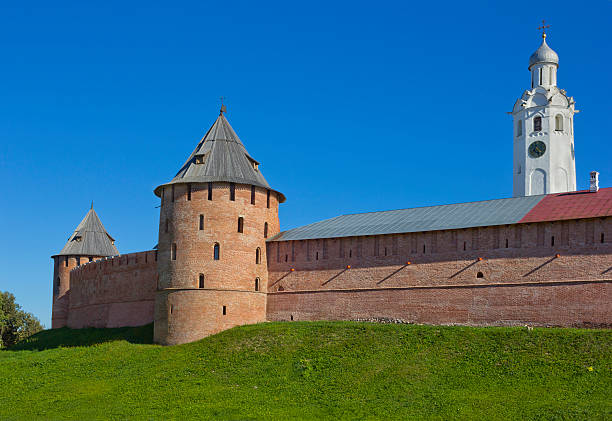 istock Novgorod Kremlin (Detinets) with bell tower, Russia 623290552