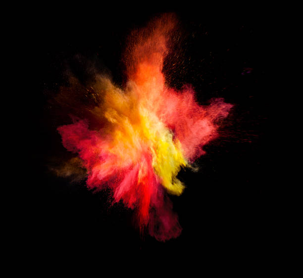 istock Freeze motion of colored dust explosion 623292172