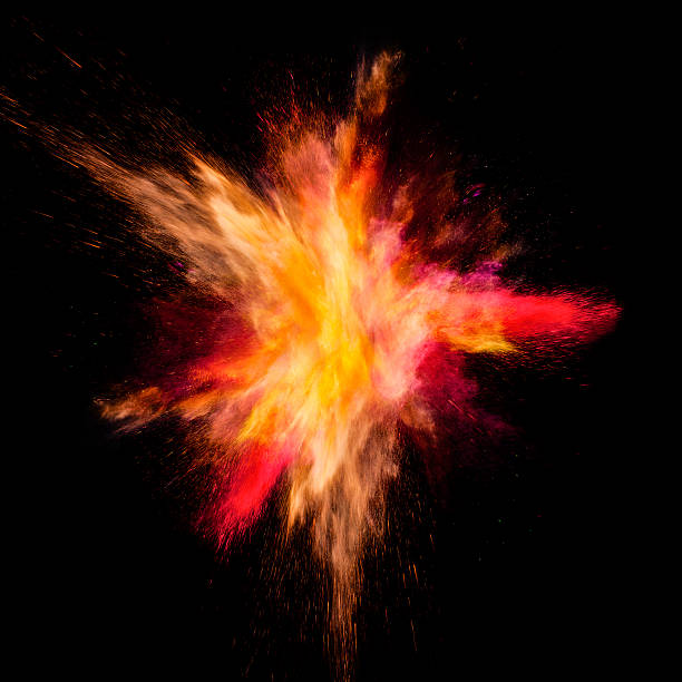 istock Freeze motion of colored dust explosion 623292234