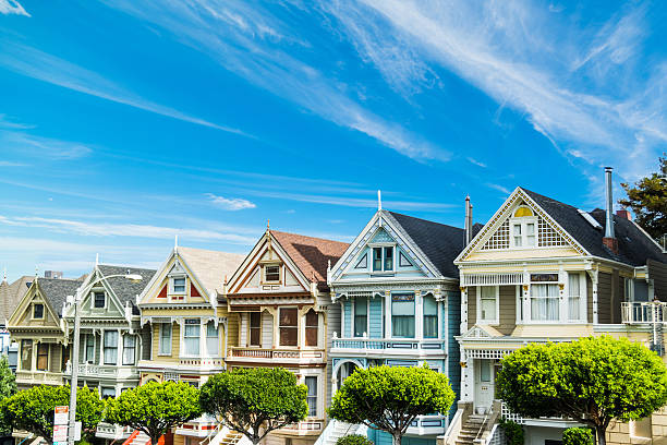 istock world famous painted ladies in San Francisco 623292822