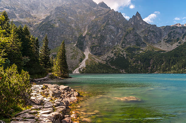 istock Mountain lake during strong winds. Morskie Oko. Tatry 623294016